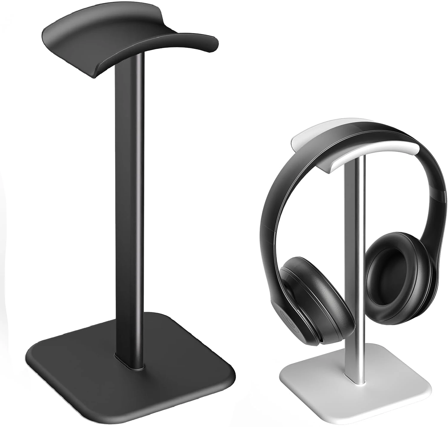 Universal Headphone Stand Plastic Headset Holder Black/White Supporting Flexible Headrest Fashion Headphone Hanger Mobile Phone