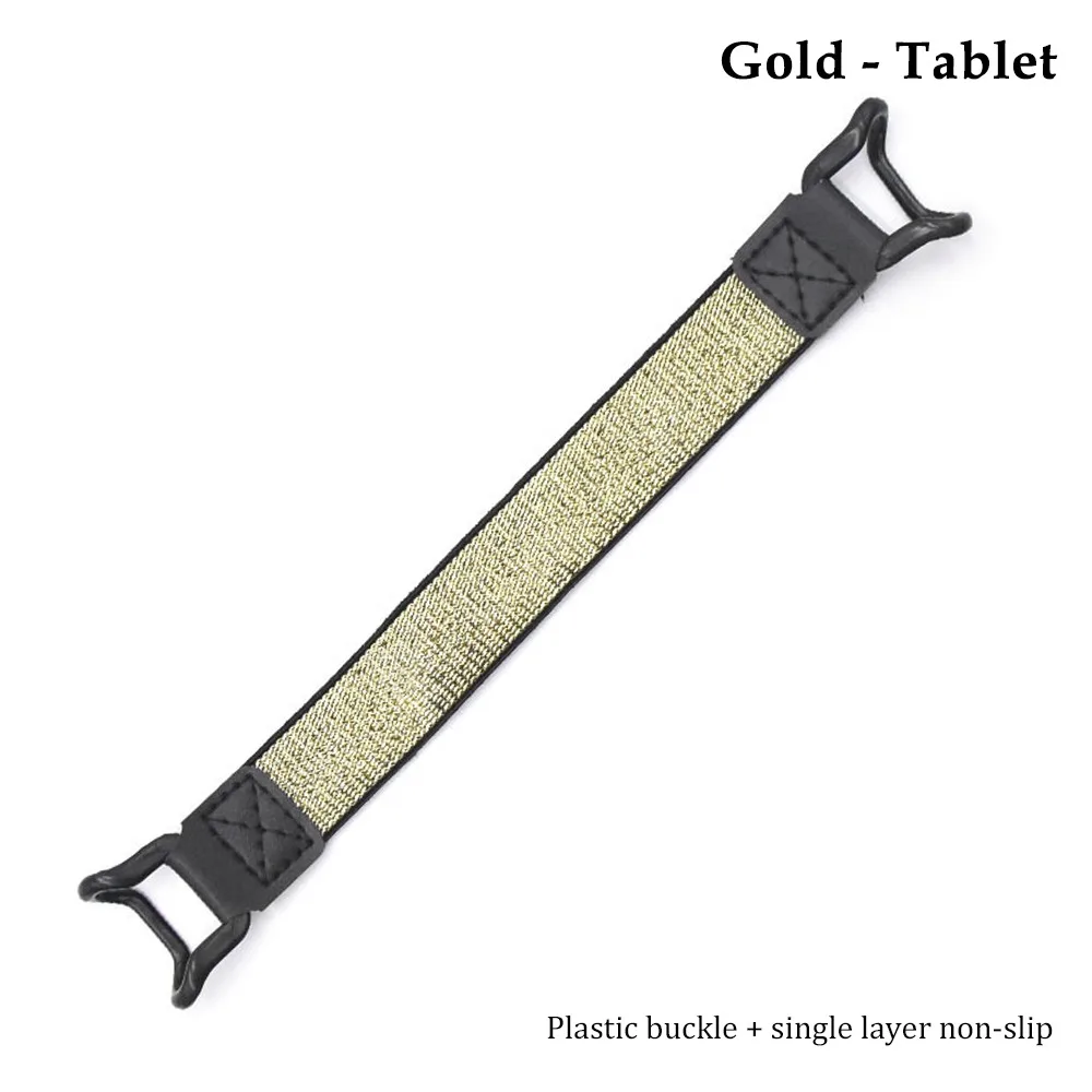 Sangle de sécurité universelle pour téléphone portable et tablette, dispositif anti-chute, sangle fixe à une main, sangle antidérapante à haute élasticité, boucle