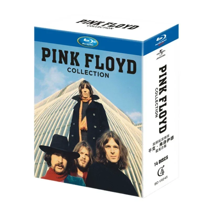Collection Blu-ray du groupe de rock britannique Pink Floyd, 5 disques, 1080P HD, toutes régions, nouveau coffret, audio anglais, disque Blu-ray DVD