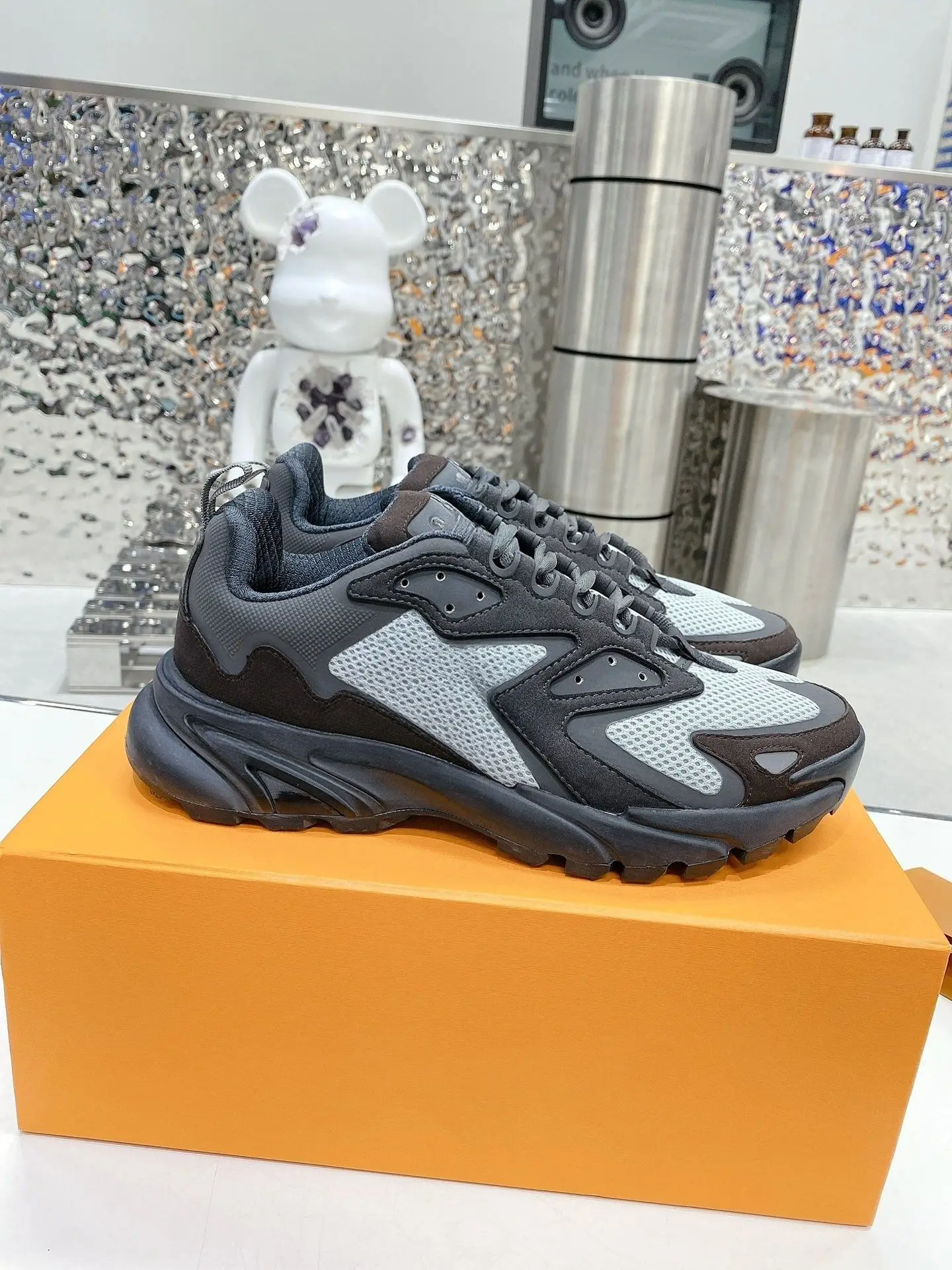 Trendige Designer-Luxus-Freizeitschuhe im Skate-Stil, modische flache Sportschuhe, Unisex-Paar-Retro-Skate-Schuhe, stoßdämpfende, abriebfeste Street-Sneaker für den Alltag