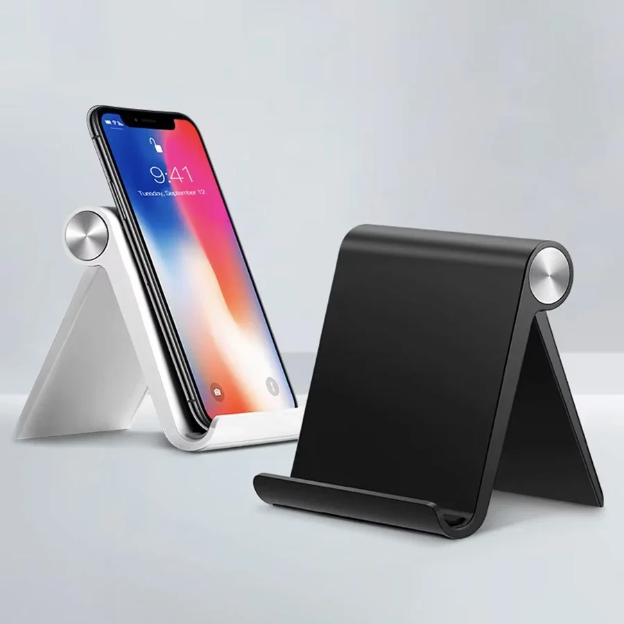 Halter für Desktop-Telefon, verstellbarer Telefonständer, tragbar, faltbar, Desktop-Telefonhalterung, universeller Handy-Ständer für verschiedene Heimbedürfnisse
