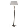 Hubbardton Forge Facet 66" Novelty Floor Lamp, Steel in White/Black/Brown | 65.9 H x 11.25 W x 11.25 D in | Wayfair 232850-SKT-07-SE2011