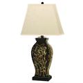 JB Hirsch Home Decor Long Stem Flowers 29" Table Lamp Ceramic in Black/Yellow | 29 H x 16 W in | Wayfair J15449LG16