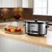 KitchenAid® 6-Quart Slow Cooker w/ Solid Glass Lid Ceramic in Gray | 10.75 H x 17.5 W x 10.5 D in | Wayfair KSC6223SS