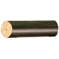 Menagerie Brown Wood 2" Single Curtain Rod Wood in Black/Brown | 2 H x 48 W x 2 D in | Wayfair WP301-28