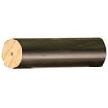 Menagerie Brown Wood 2" Single Curtain Rod Wood in Black/Brown | 2 H x 72 W x 2 D in | Wayfair WP302-28