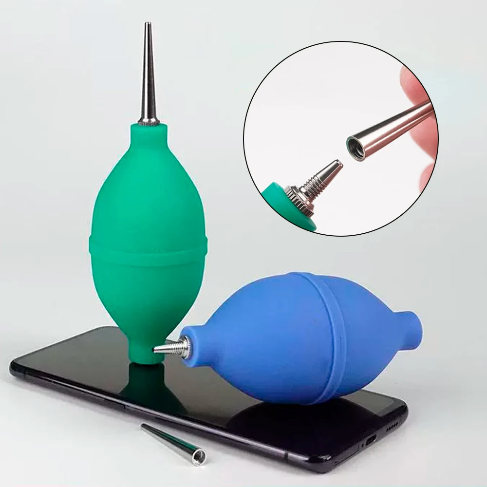 2in1 Telefon Reparatur Staub Reiniger Luft Gebläse Ball Reinigung Stift für Telefon PCB PC Tastatur Staub Entfernen Kamera Objektiv Reinigung