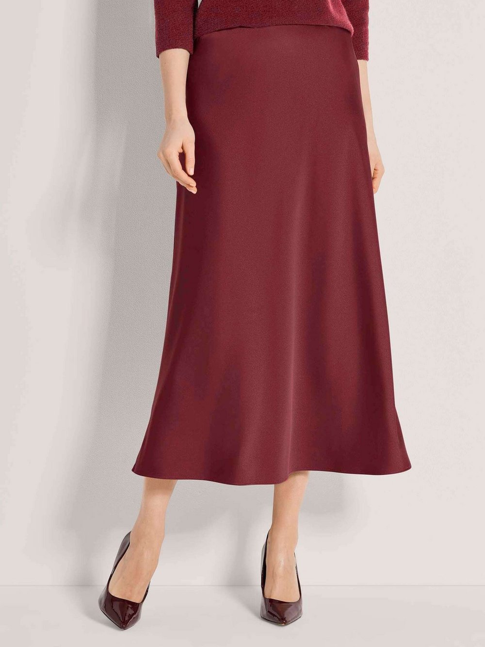 Madeleine Langer Rock Damen rot, 34