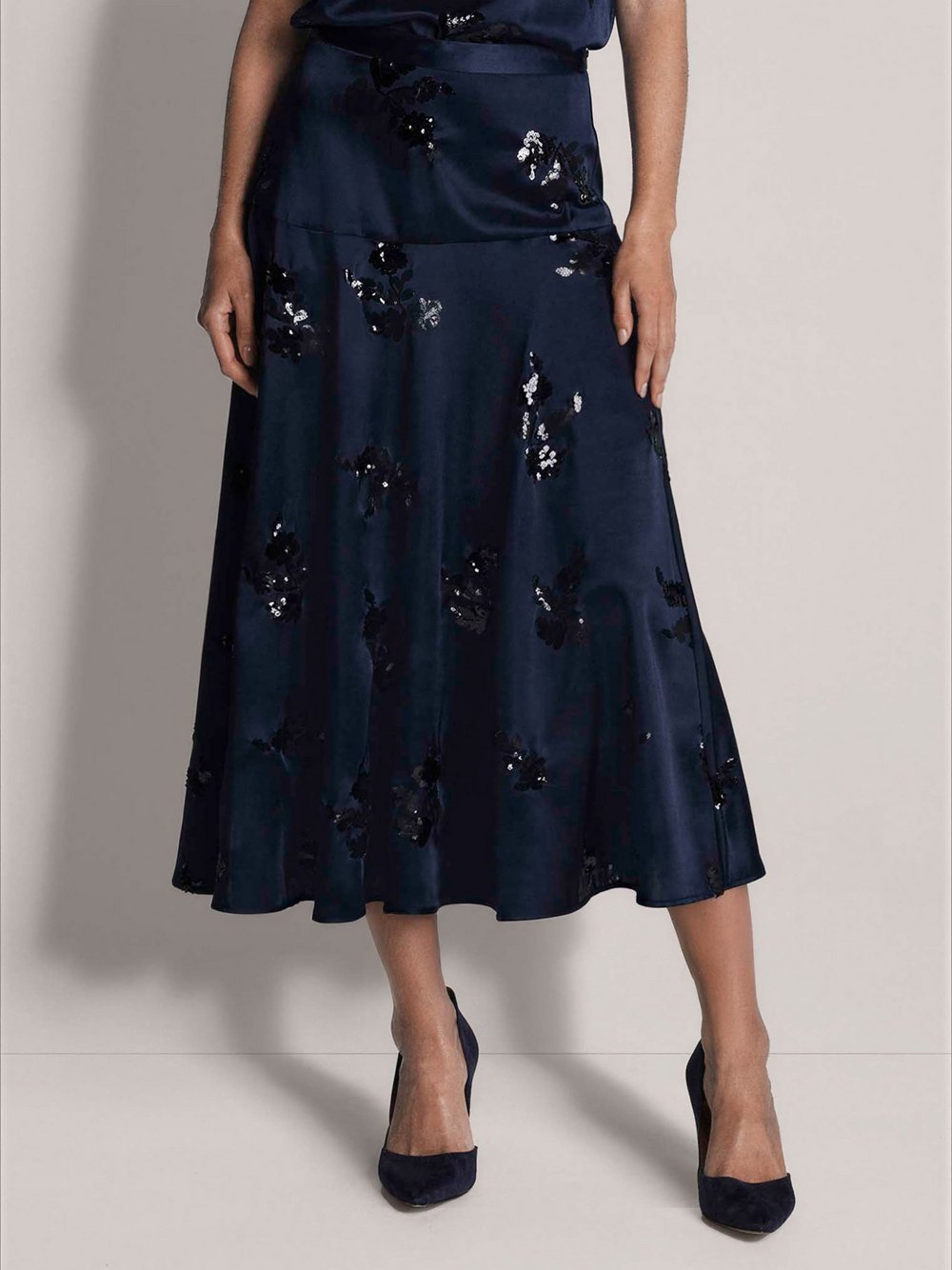 Madeleine Langer Rock Damen marine, 38