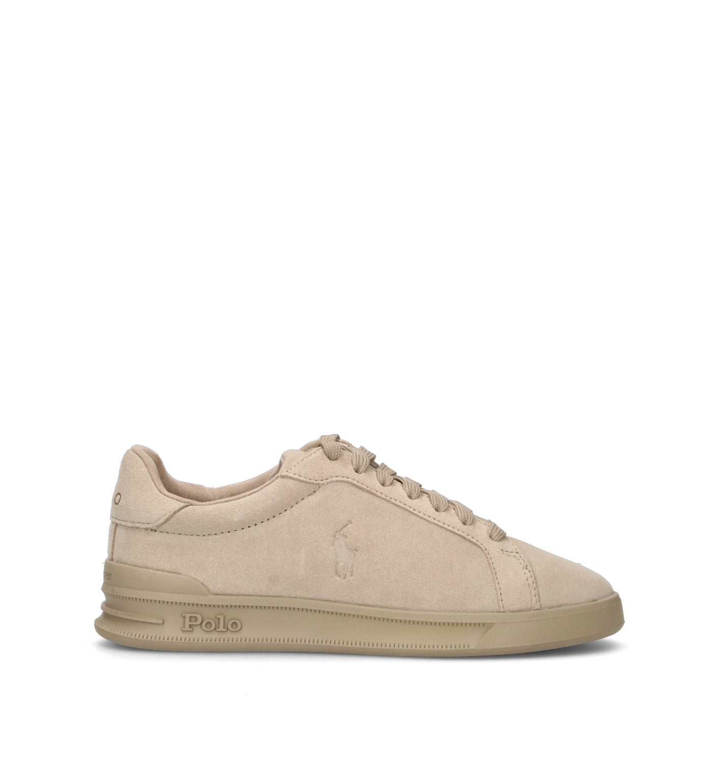RALPH LAUREN Sneaker donna beige in suede