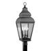 Livex Lighting Exeter 29 Inch Tall 3 Light Outdoor Post Lamp - 2606-04