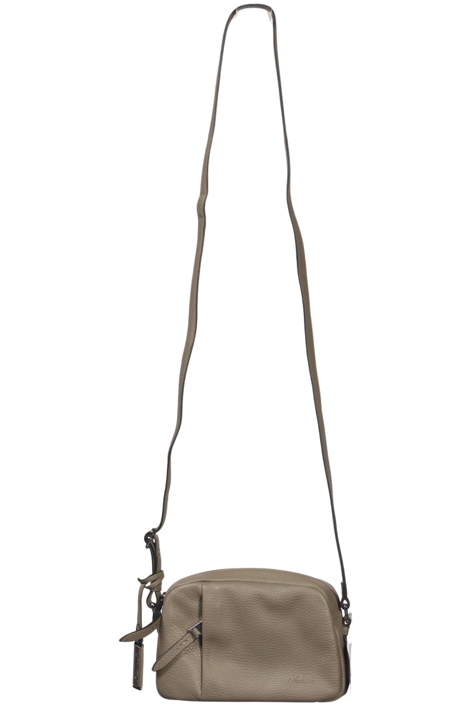 Picard Damen Handtasche klein Leder, Gr. , Beige, kein / Etikett / Leder