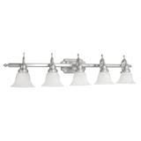 Livex Lighting French Regency 40 Inch 5 Light Bath Vanity Light - 1285-91