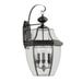 Livex Lighting Monterey 22 Inch Tall 3 Light Outdoor Wall Light - 2351-04