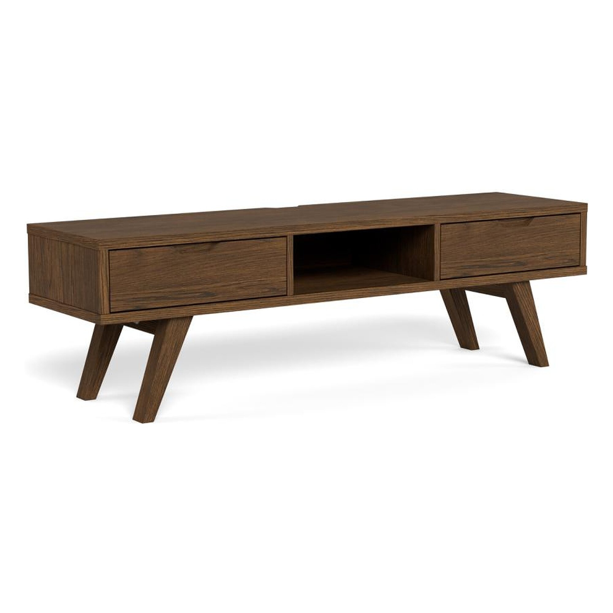 Actona »A-Line« TV-Tisch Eiche Rauch Furnier 150x45x40 cm / Eiche Rauch Furnier