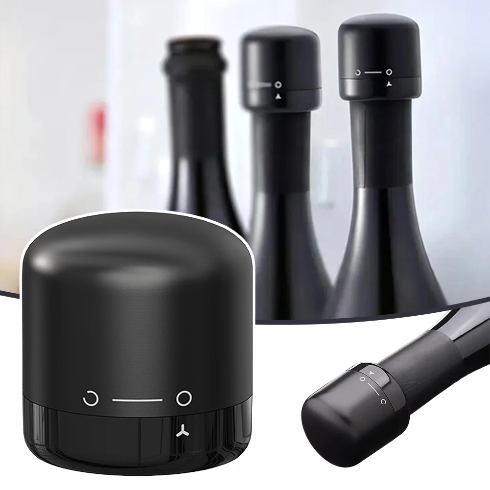 Bouchon de bouteille de vin sous vide, bouchon de vin de Champagne sous vide à serrures torsadées, bouchons de vin sous vide réutilisables, accessoires de vin