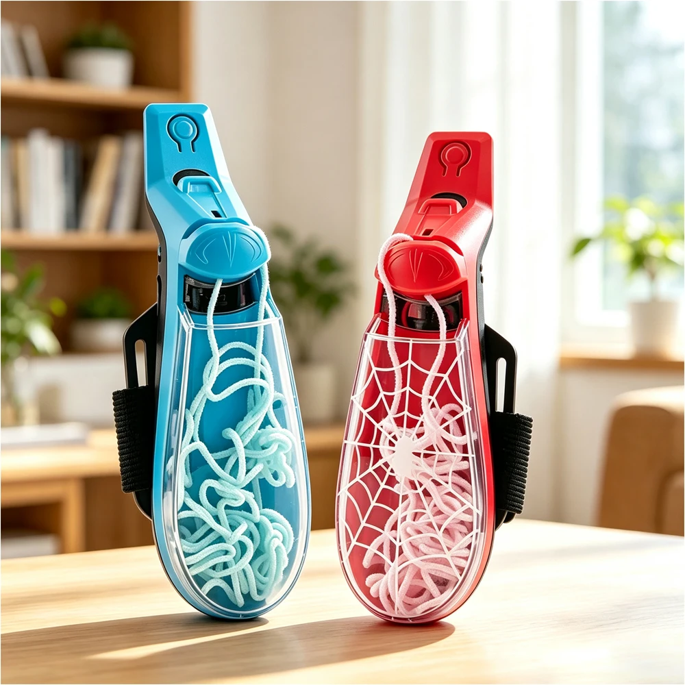 Nouveau lance-corde manuel pour jouets pour adultes, avec système de remontage de la corde, idéal pour les jeux en parc, en classe, les fêtes, les voyages, les jeux de plein air et les jouets.