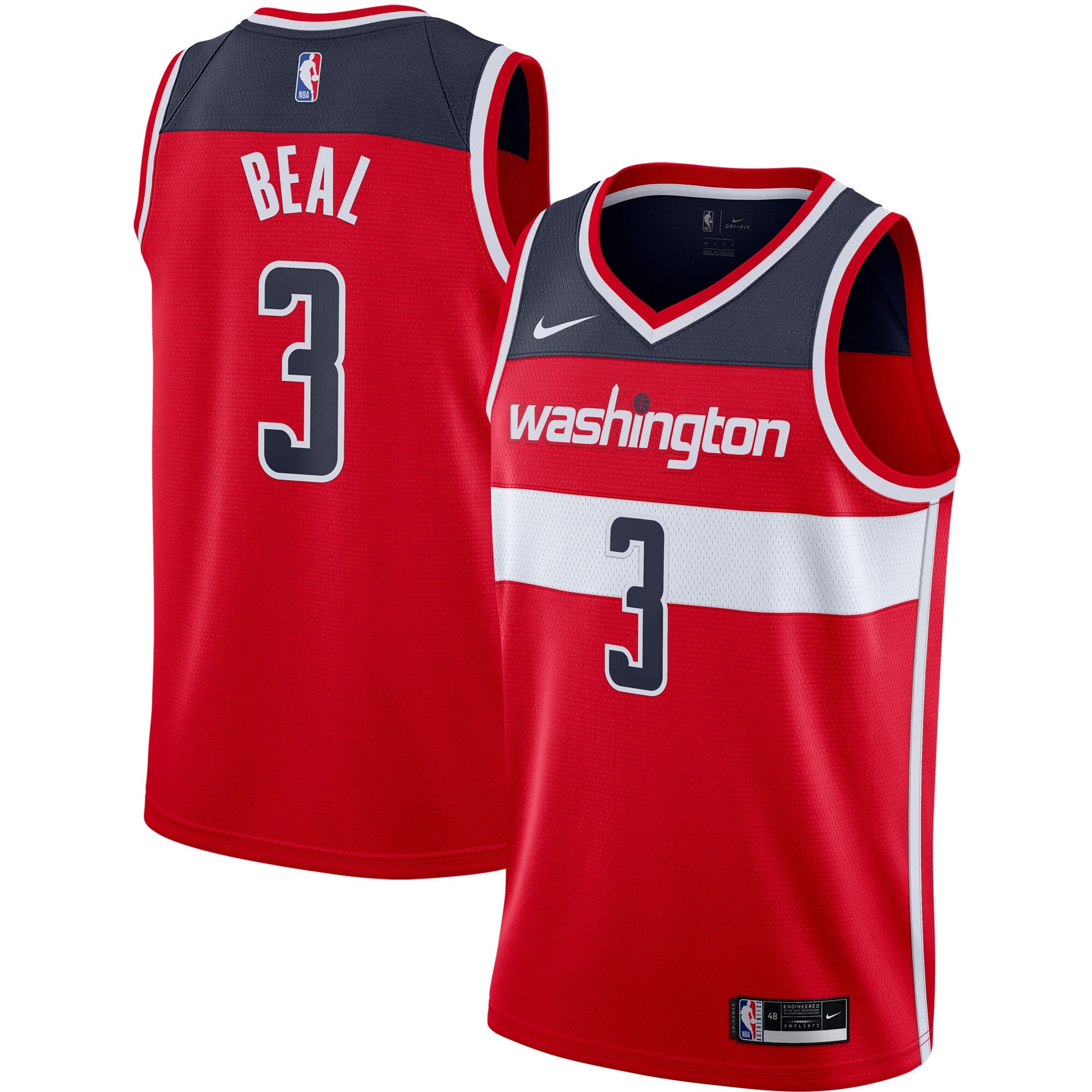 Maillot Swingman Icône NBA des Washington Wizards - Bradley Beal - Homme Taille: M