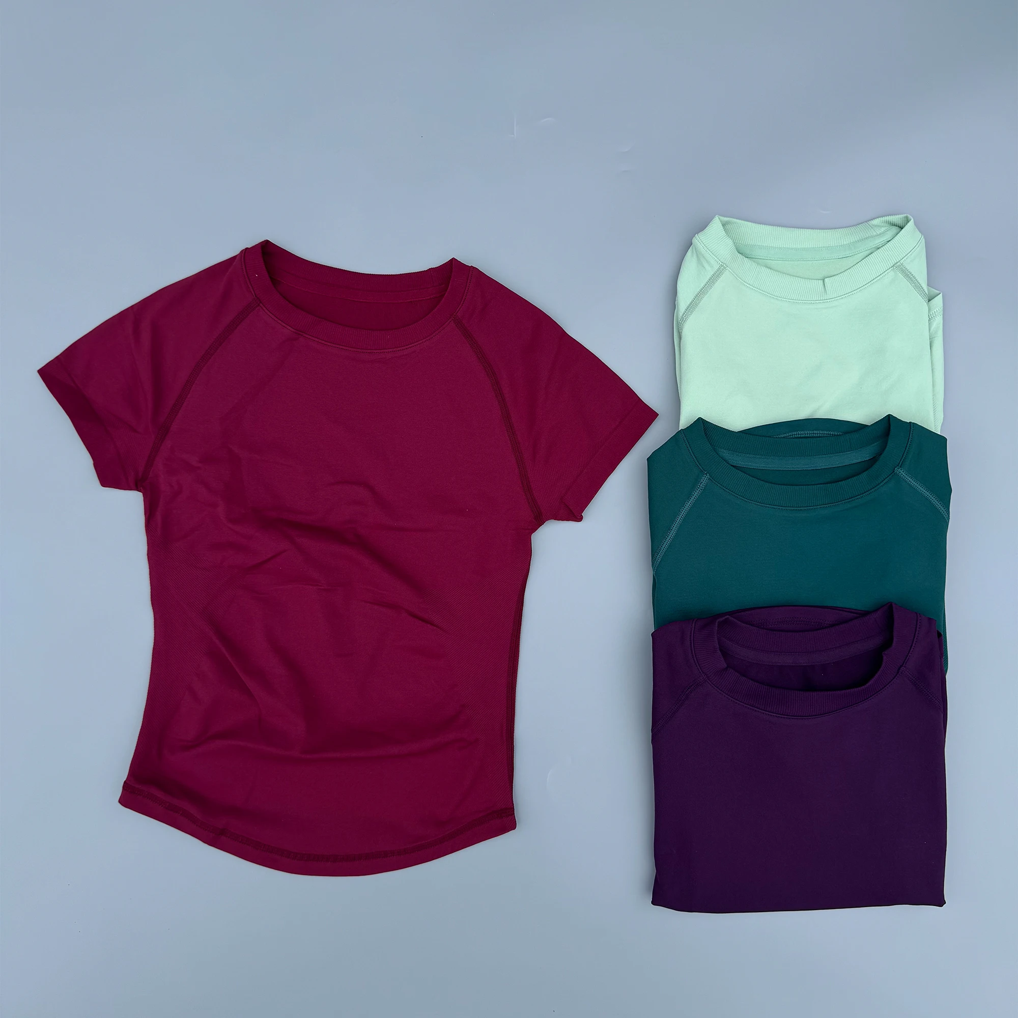Workout Shirts for Women Yoga Sport Women's Seamless Short Sleeve Workout T Shirt Top Running T Shirt Fitness Sports Vest