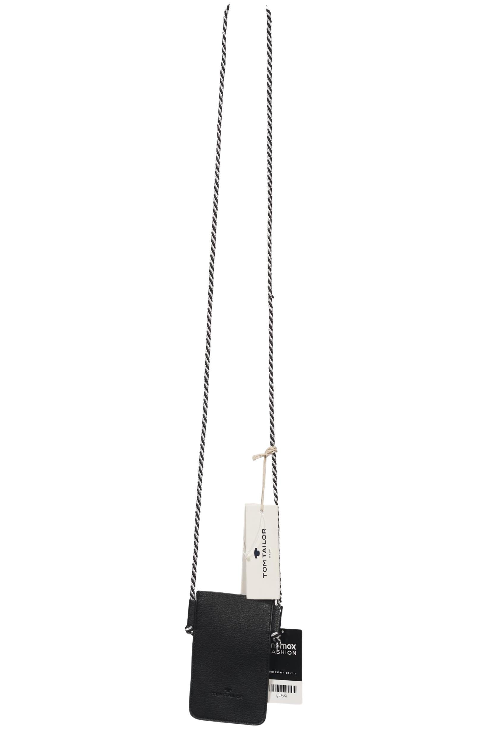 Tom Tailor Damen Handtasche klein, Gr. , Schwarz, Kunstleder / kein / Etikett