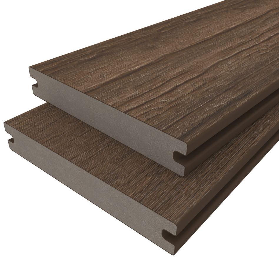 NewTechWood WPC Terrassendiele Deluxe Vintage Massive US01 138x23x3000 mm Ipe - BENZ24