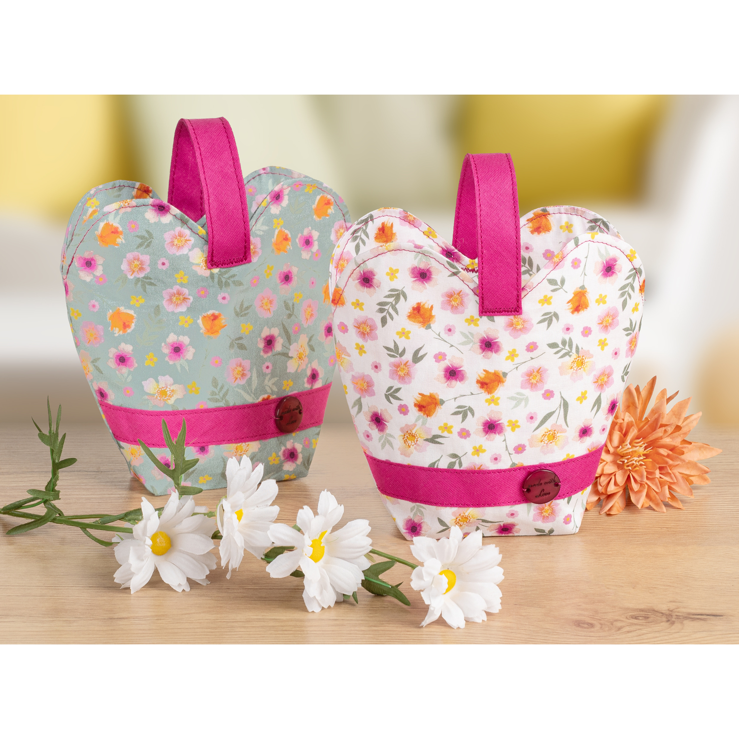 buttinette Näh-Set Geschenkkörbchen Herz