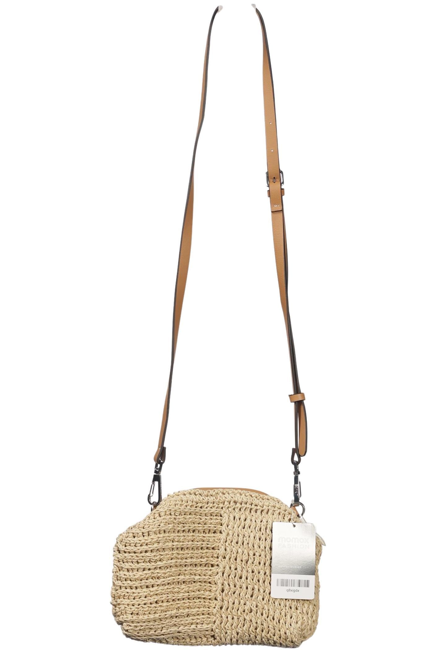 Esprit Damen Handtasche klein, Gr. , Beige, Baumwolle / Kunstleder