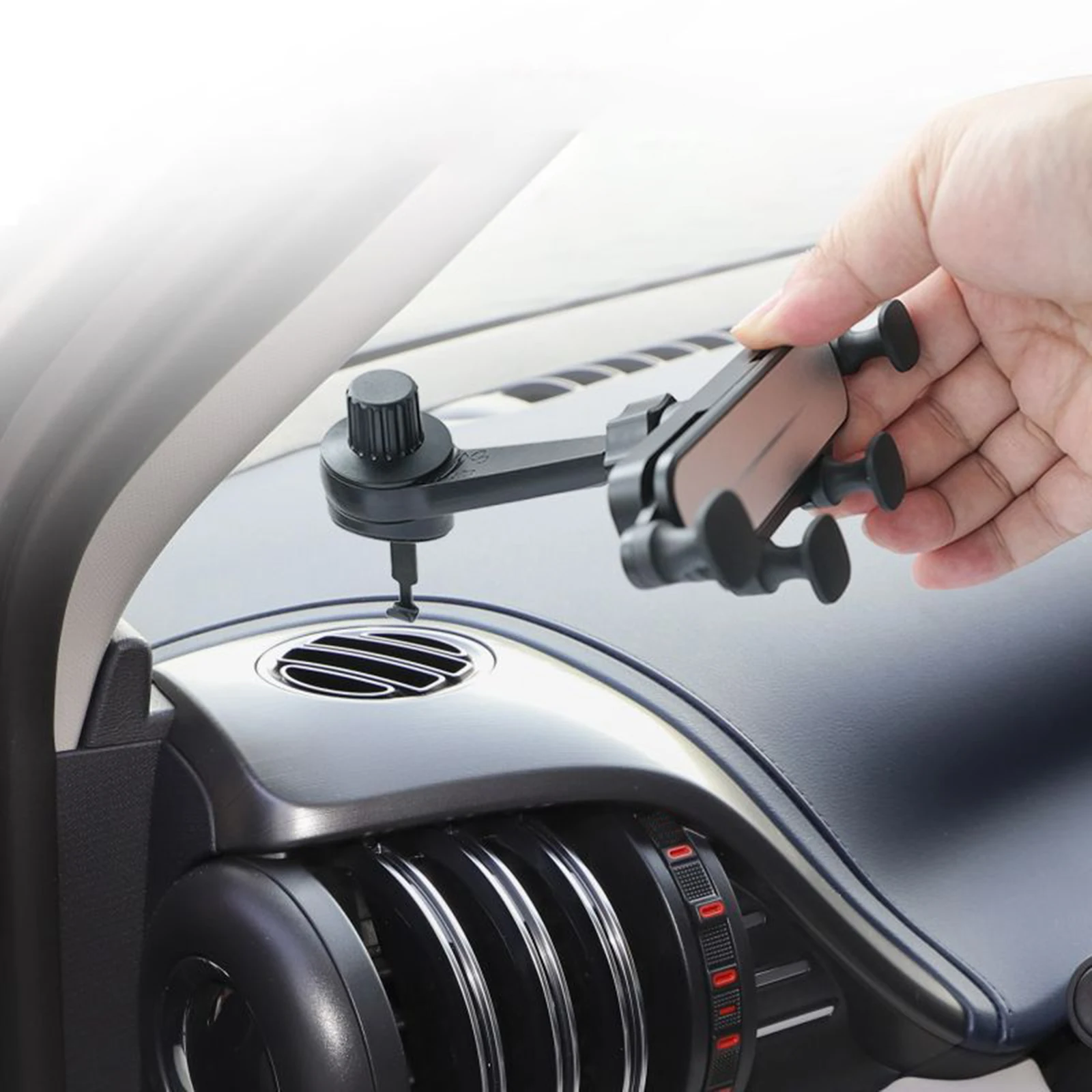 Für Byd Atto 3 Auto Air Outlet Telefon Halter Stabile Air Vent Telefon Halterung Ständer Einfache Installation für 4,0 in-6,9 in Telefone