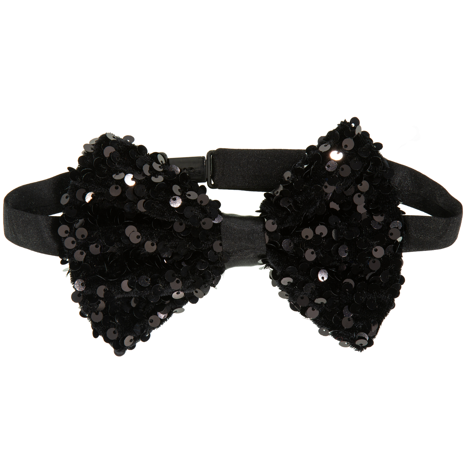 Nœud papillon "Paillettes", noir