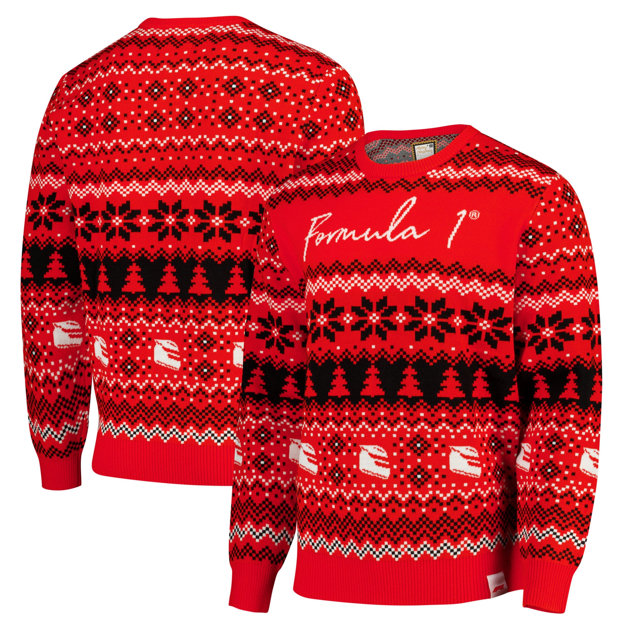 Pull de Noël Formule 1 Fair Isle - Homme Taille: 2XL