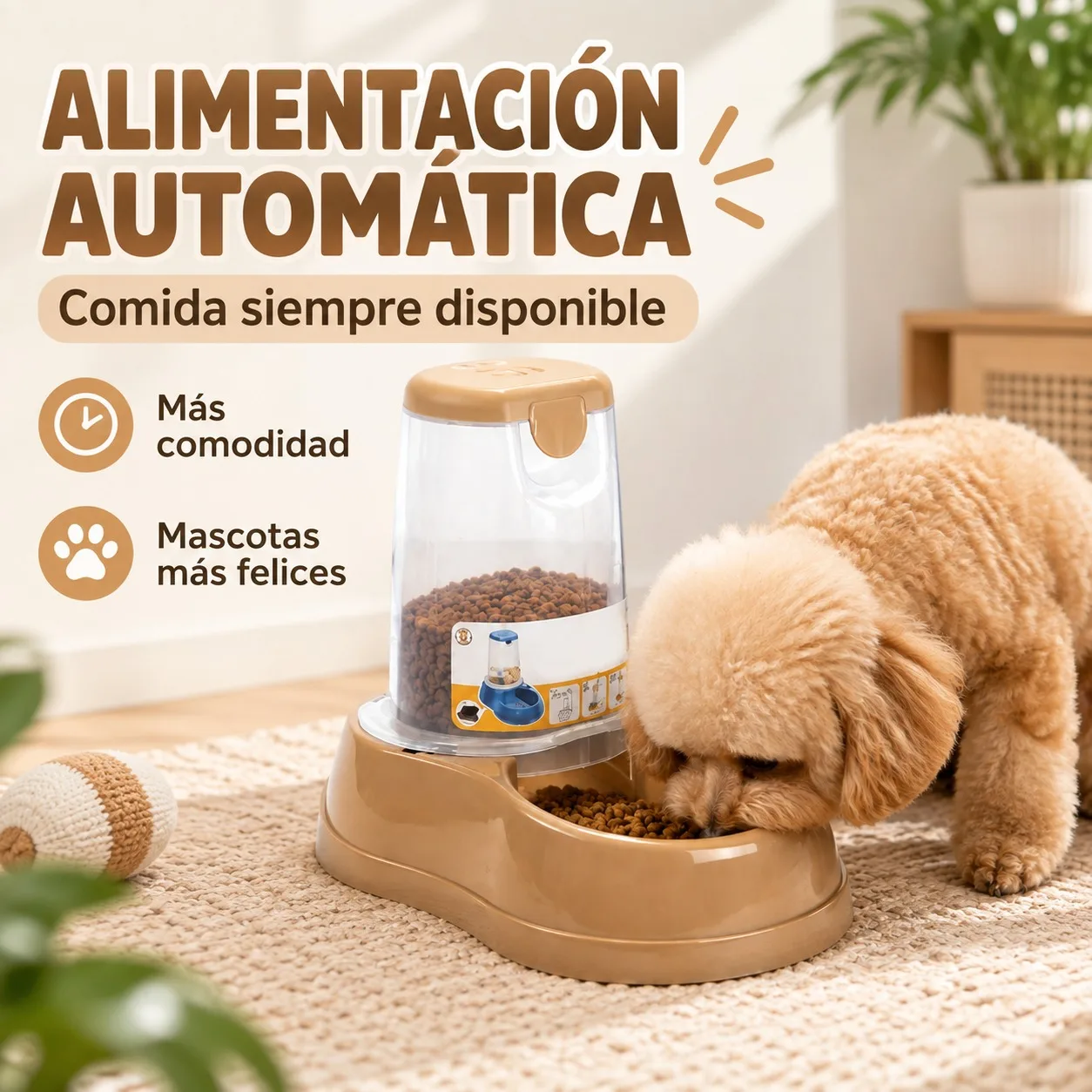 Distributeur automatique de nourriture pour chiens et chats, capacité de 1,5 litre, distributeur de nourriture par gravité en plastique résistant, distributeur de nourriture pour animaux de compagnie,