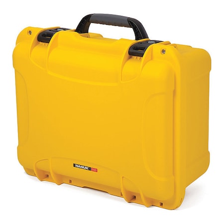NANUK CASES 933-0004 Yellow Carrying Case, 19.9"L x 16.1"W x 10.1"D