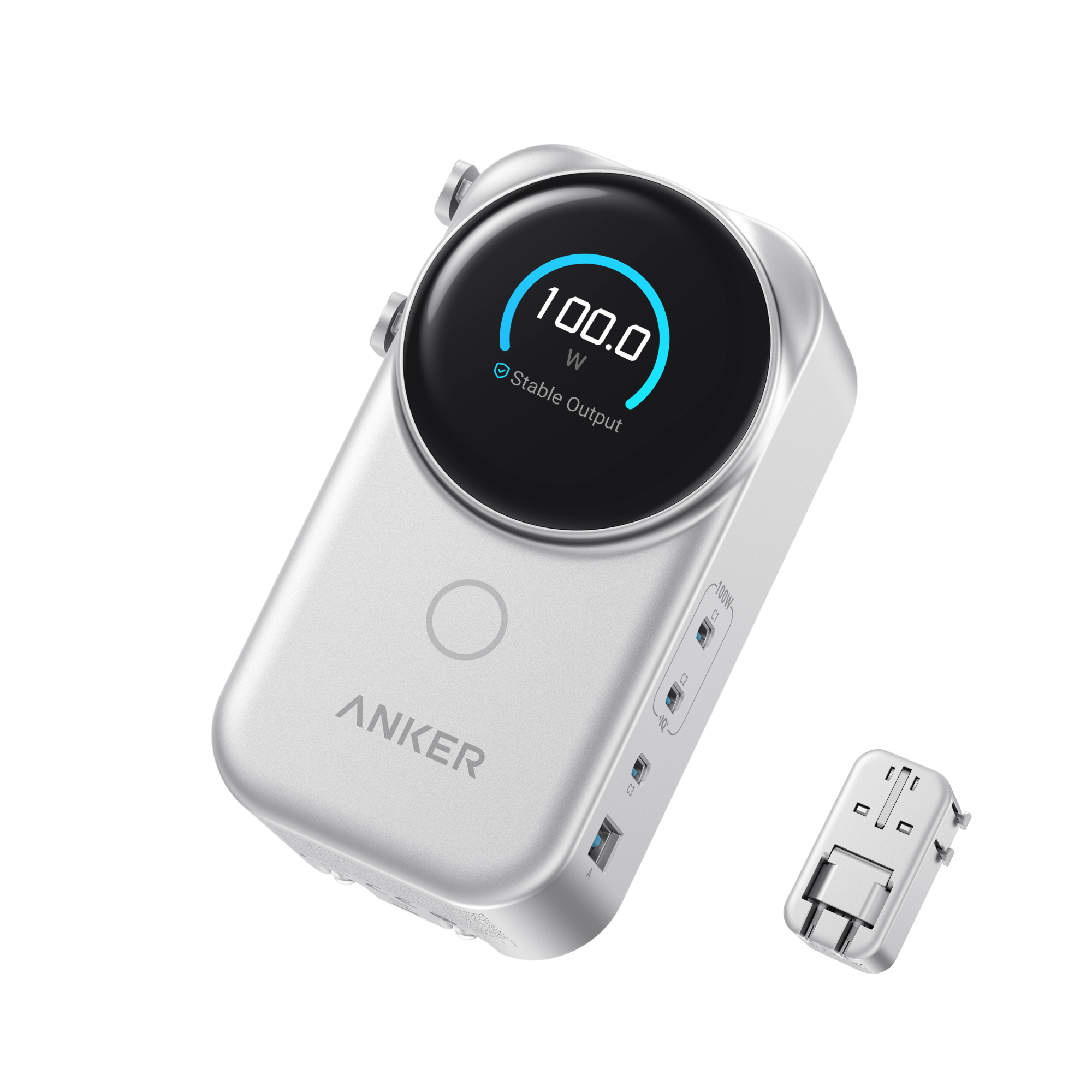 Anker Universal Charger (4-in-1, 100W, Smart Display, 1 - Pack)