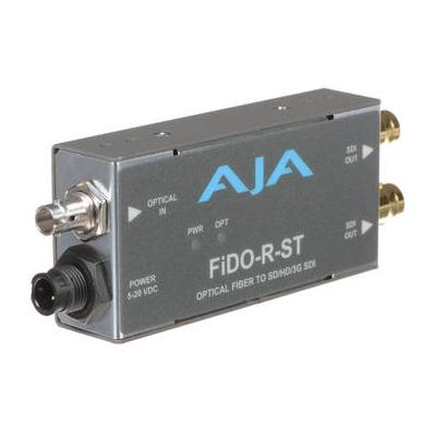 AJA FiDO Single-Channel ST Fiber to 3G-SDI Mini Co...