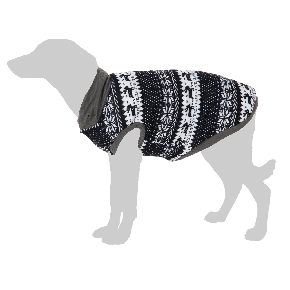 Pull-over norvégien pour chien - taille XL : longueur du dos 40 cm