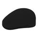 Kangol Wool 504 Flat Cap, Black, X-Large