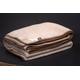 Merino Wool LUXURY PURE CAMEL BEIGE SOFA BED KING BLANKET THROW KING SIZE BLANKET 200 x 200 cm NEW. BEIGE BLANKET NATURAL PRODUCT. PERFECT FOR GIFT !