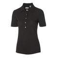 Ashworth Ladies EZ-Tech Pique Polo Shirt - Black 10