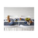 Chilewich Easy Care Basketweave Rectangular Placemat Vinyl in Blue | 14 W in | Wayfair 100110-012