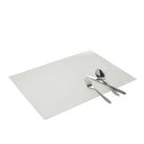 Chilewich Easy Care Basketweave Rectangular Placemat Vinyl in White | 14 W in | Wayfair 100110-028