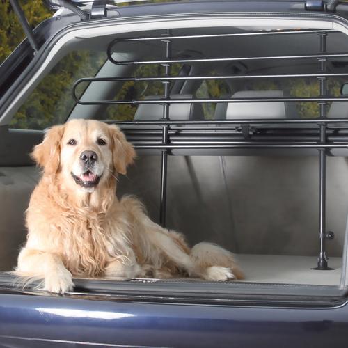 Trixie Autoschutzgitter für Hunde mit B 85–140 x H 75–110 cm