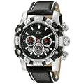 Carlo Monti Herren-Armbanduhr XL Arezzo Chronograph Quarz Leder CM122-122