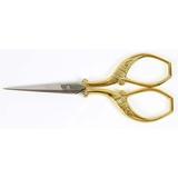 DMC Stainless Steel Gold Plated 4 Peacock Embroidery Scissors 1 Each