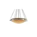 Justice Design Group Clouds Bowl Suspension Light with Ring-Small - CLD-9691-35-DBRZ