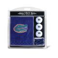 TEAM GOLF NCAA Florida Gators Gift Set: Embroidered Golf Towel, 3 Golf Balls, and 14 Golf Tees 2-3/4" Regulation, Tri-Fold Towel 16" x 22" & 100% Cotton