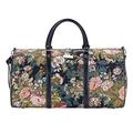 Signare Tapestry Large Duffel Bag Overnight Bags Weekend Bag for Women with Garden Design (Peony, BHOLD-PEO)