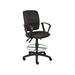 Boss Office Multi Function Fabric Drafting Stool with Loop Arms