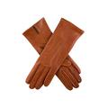 Dents Felicity Women's Silk Lined Leather Gloves COGNAC 8