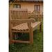 Anderson Teak Devonshire Teak Garden Outdoor Bench Wood/Natural Hardwoods in Black | 35 H x 27 D in | Wayfair BH-705S