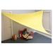 Coolaroo Triangle 10' Shade Sail in Yellow | 120 W x 118 D in | Wayfair 434496